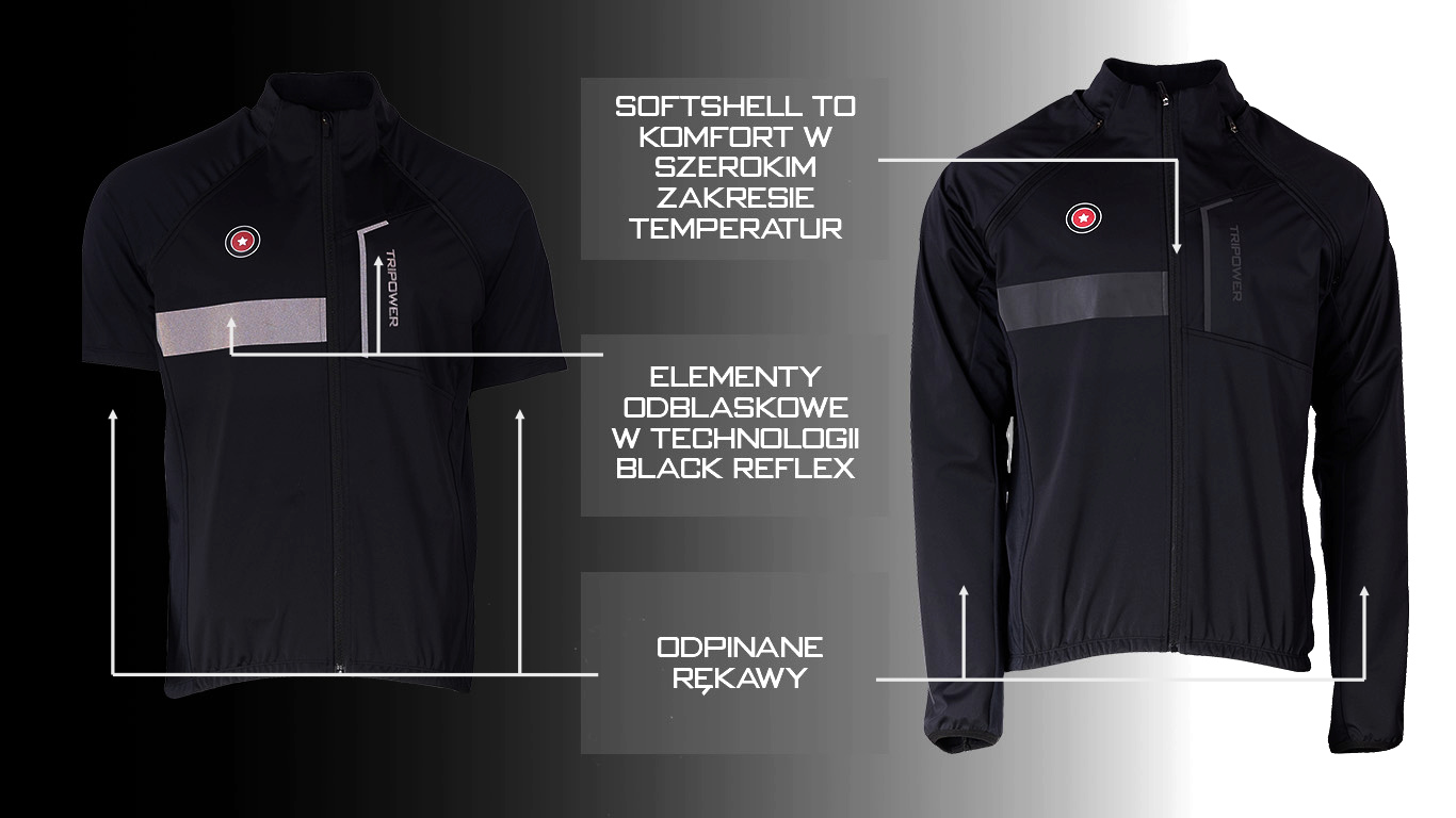 TRIPOWER BFF kurtka sportowa Softshell